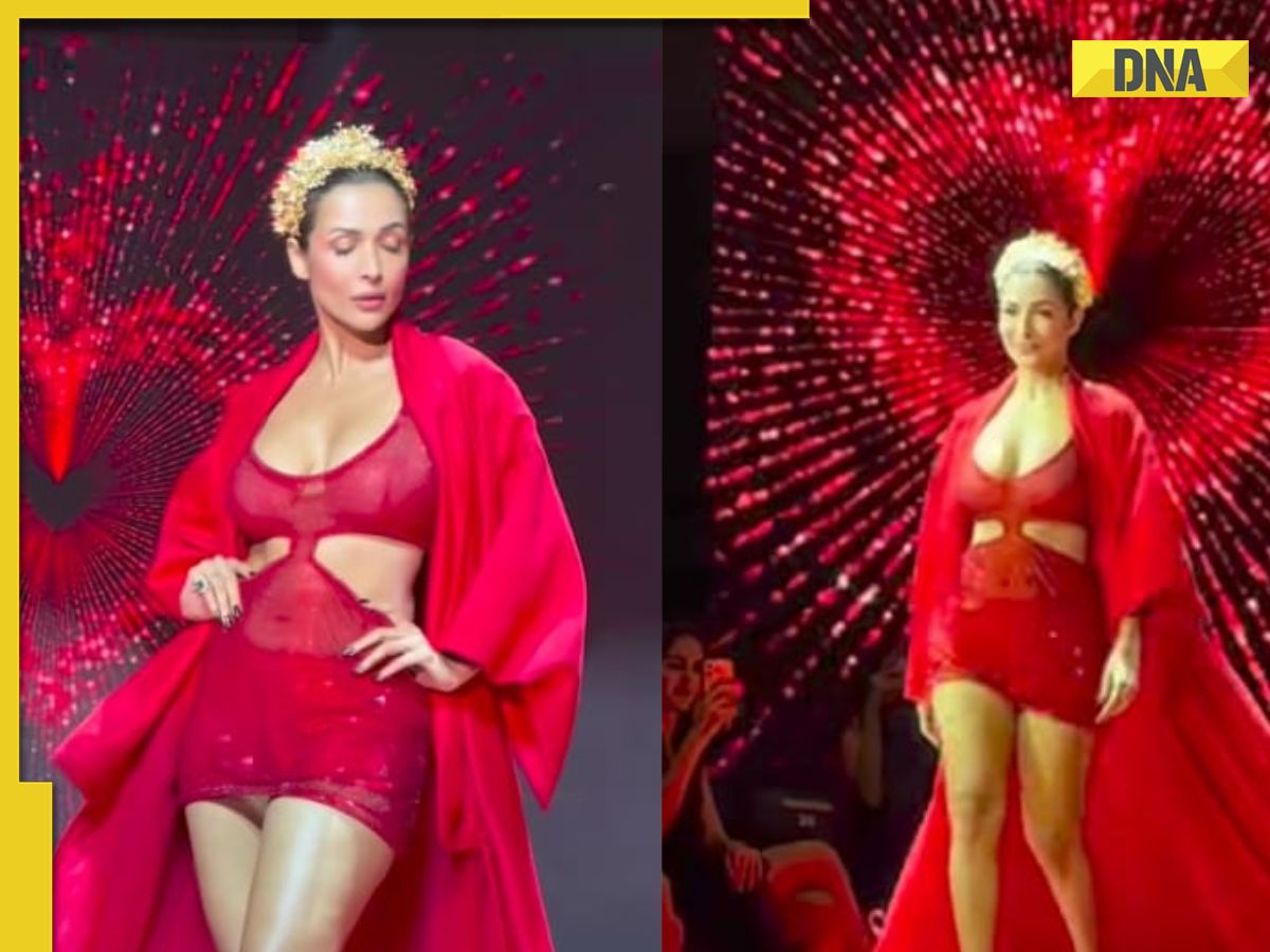 malaika arora in red dress Malaika arora hair color