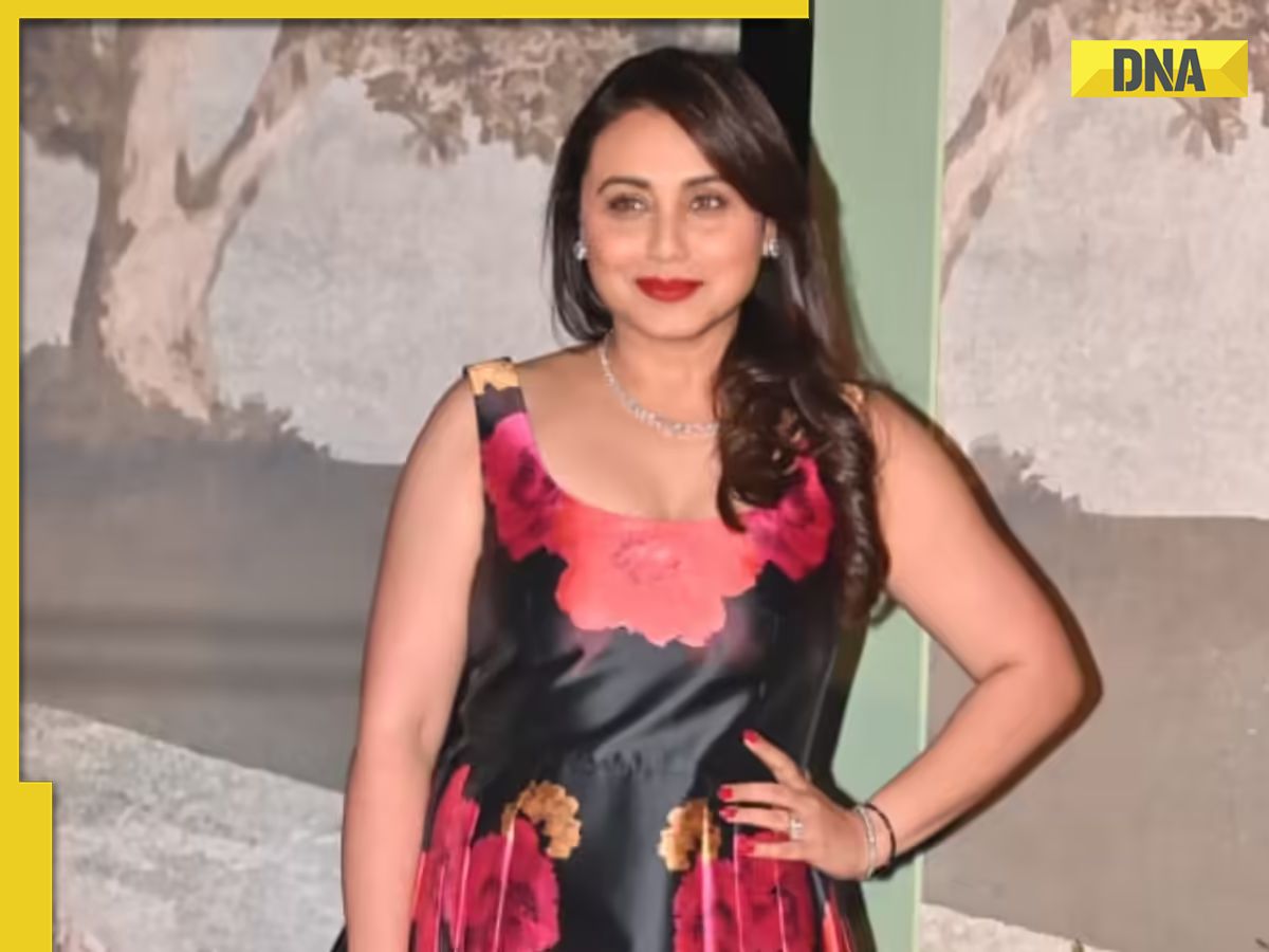Rani Mukerji steals spotlight in stunning Black floral dress at Vaibhavi Merchant’s star-studded birthday bash, SEE pics