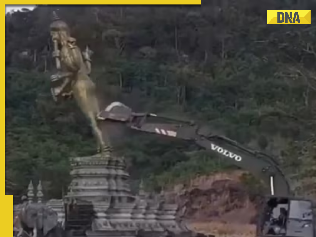 The statue of the Hindu deity was allegedly destroyed by the Thai military. India condemns demolition of Lord Vishnu statue at Thailand-Cambodia border: 'Such disrespectful acts...'