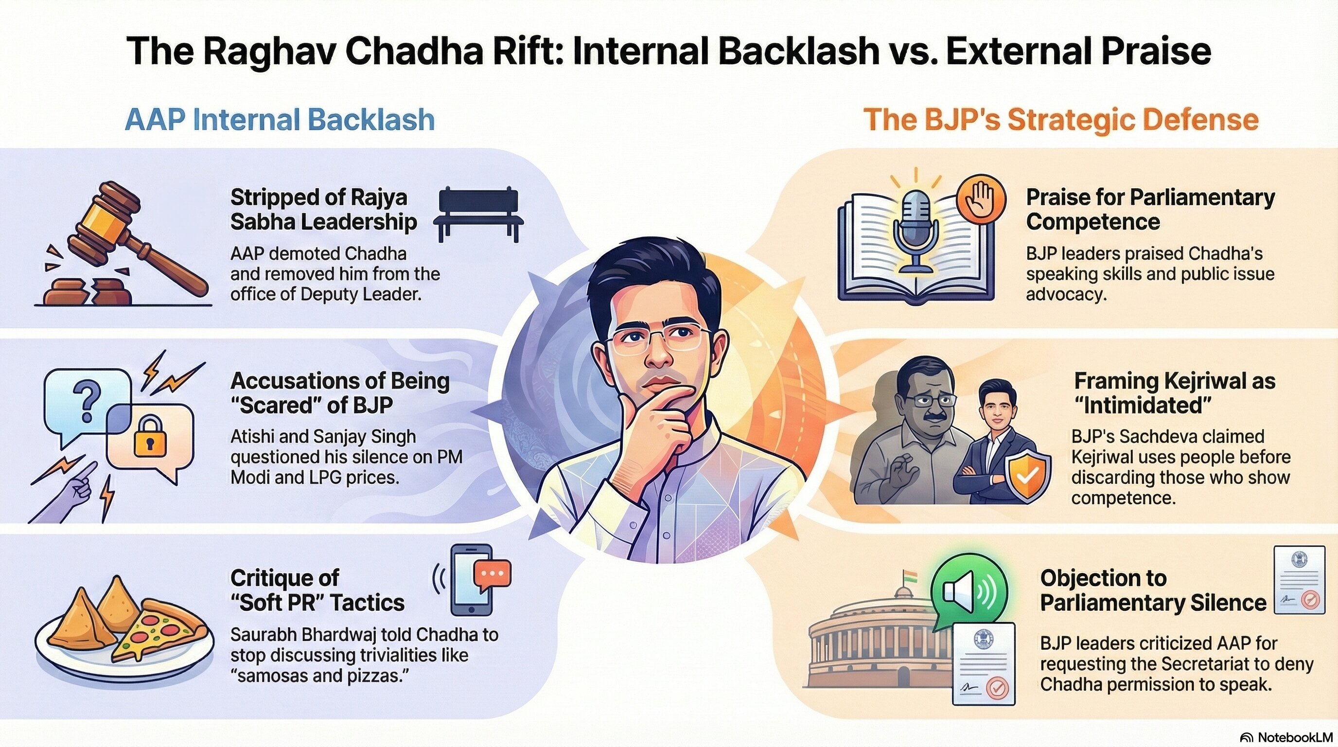 Is AAP facing existential crisis after Raghav Chadha quits? Party split ...