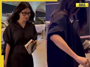 Viral video: Mouni Roy runs away from media, cuts queue at airport, netizens react to her first appearence after split from Suraj Nambiar