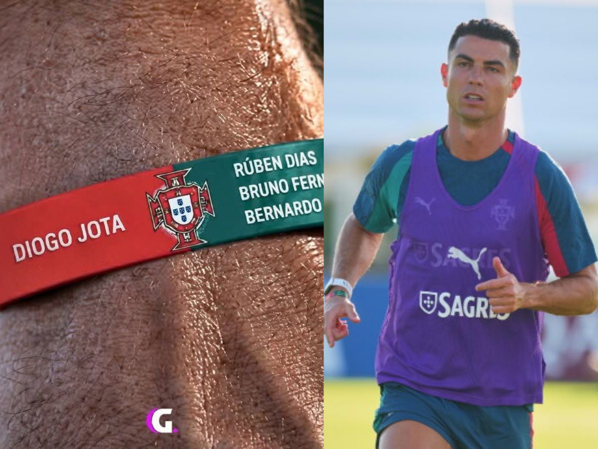 Cristiano Ronaldo, Portugal stars wear Diogo Jota tribute wristbands ahead of World Cup opener