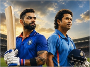 How many runs does Virat Kohli need to surpass Sachin Tendulkar's historic ODI record?