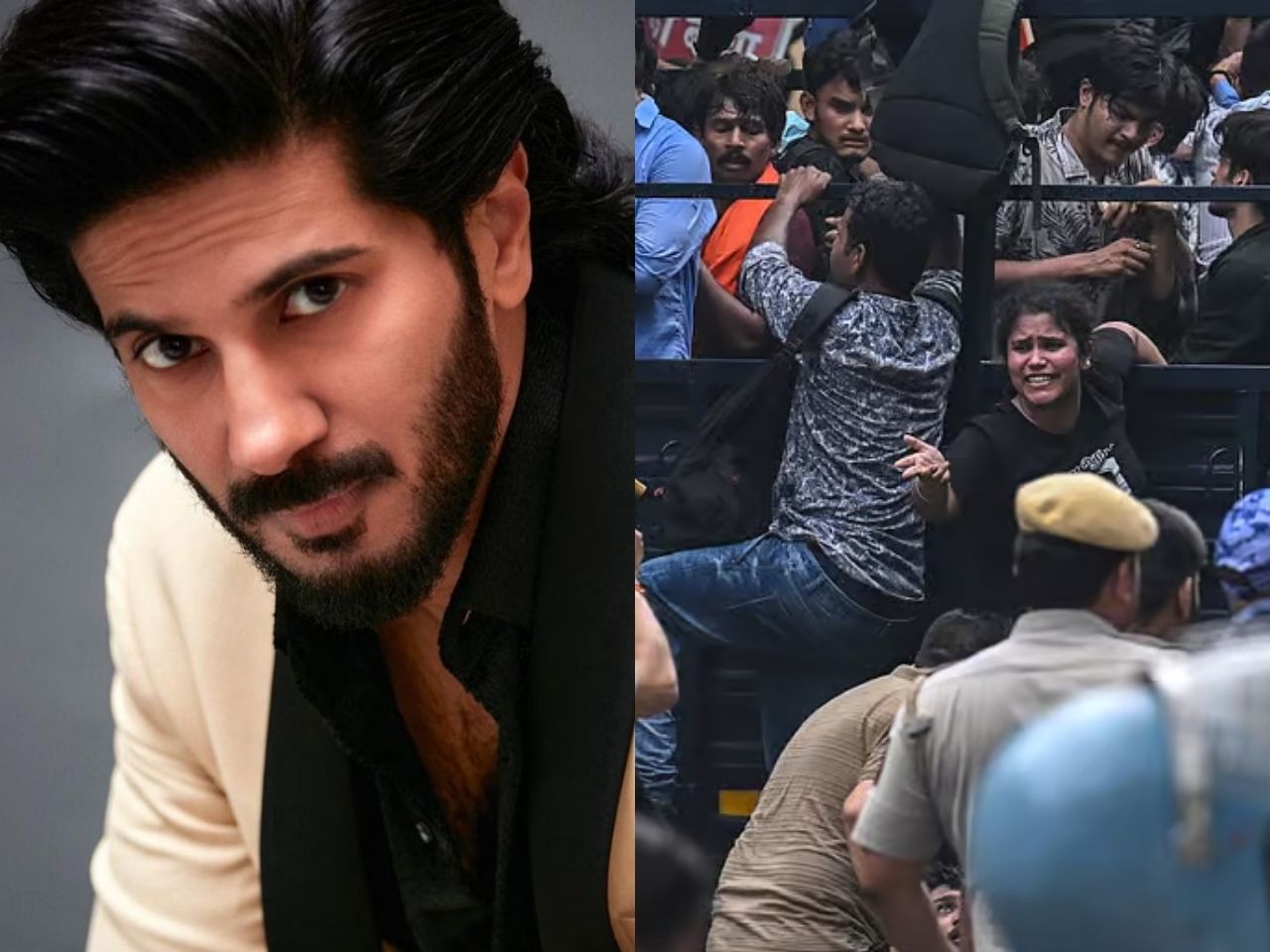 Dulquer Salmaan reacts to 'gut wrenching' voilence with students at Jantar Mantar: 'What breaks my heart even more is...'
