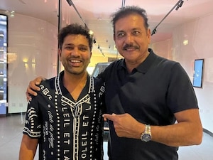 Rohit Sharma's stylish beard transformation goes viral with Ravi Shastri, fans say 'He is ageing backwards'