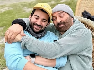 Karan Deol REVEALS if he ever faced wrath of Sunny Deol's dhai-kilo ka haath, if Batwara 1947 star ever hit him: 'Pitai toh...'