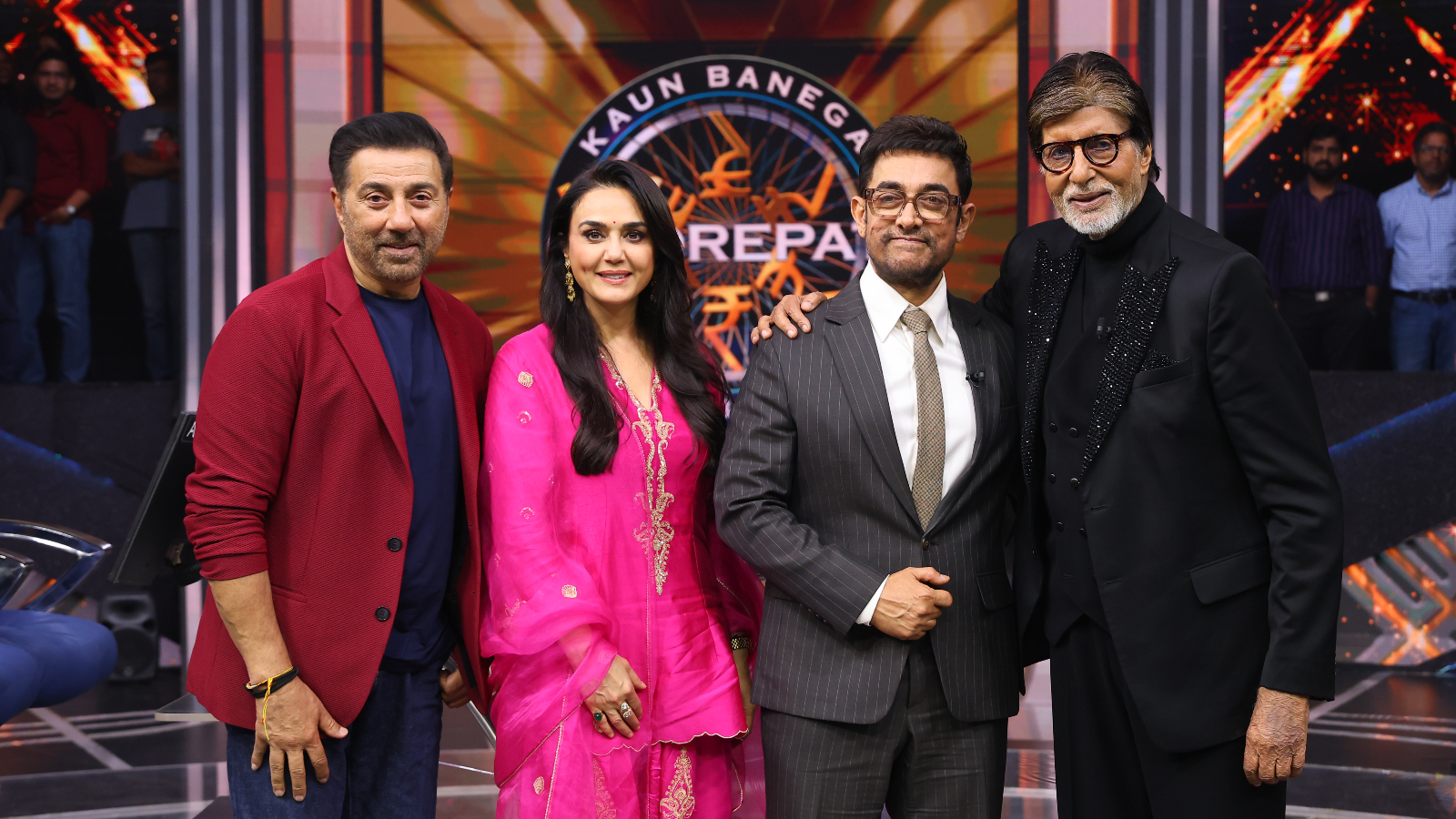 Aamir Khan, Sunny Deol, Preity Zinta join Amitabh Bachchan on KBC 18 premiere episode to promote Batwara 1947