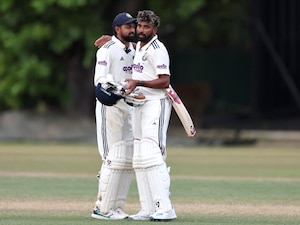 India beat SLC XI by 6 wickets in warm-up match; Mohammed Siraj seals win with hat-trick of sixes