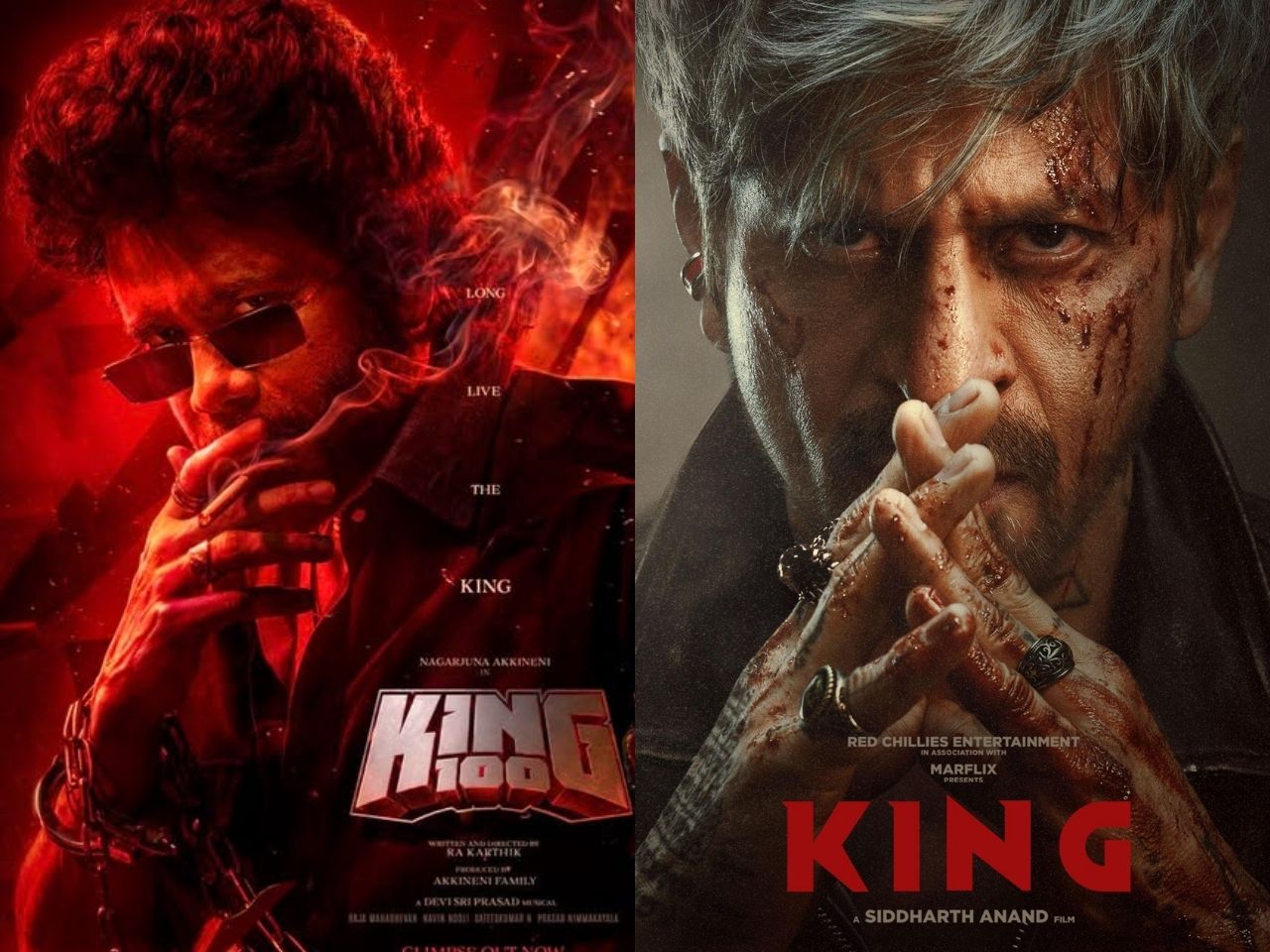 King 100: Netizens say 'shame on you Nagarjuna', as Telugu superstar annouces his clash with Shah Rukh Khan with same title, relase date