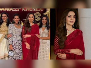 Nita Ambani, Isha Ambani, Shloka Mehta and Radhika Merchant stun at Abu Jani- Sandeep Khosla event; Watch