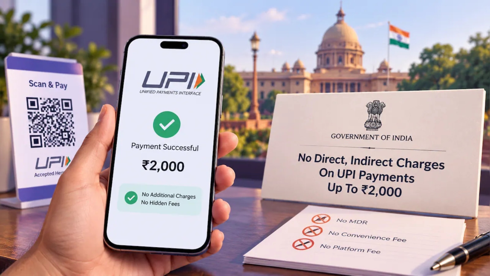 UPI MDR Fee From Oct 15: Centre says no foreign influence, rejects opposition claim of appeasing Donald Trump
