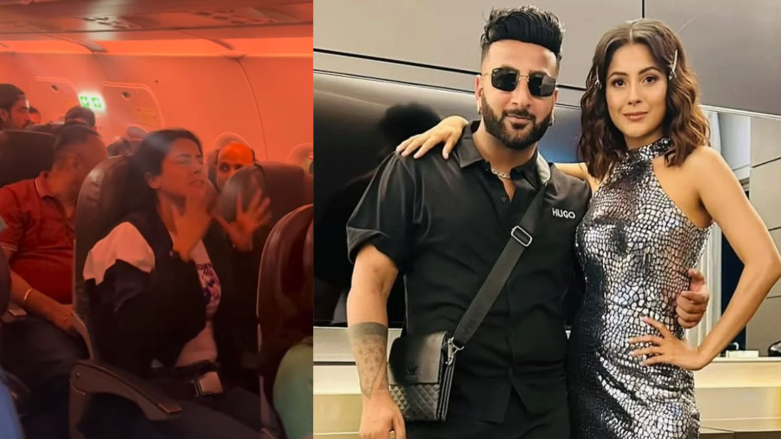 Viral video: Shehnaaz Gill faces scary turbulence mid-air with brother Shehbaz, here's how she reacts