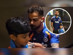 Virat Kohli's sweet gesture for young fan in matching India kit during WI ODIs wins hearts; netizens react: 'Wow cute moment'