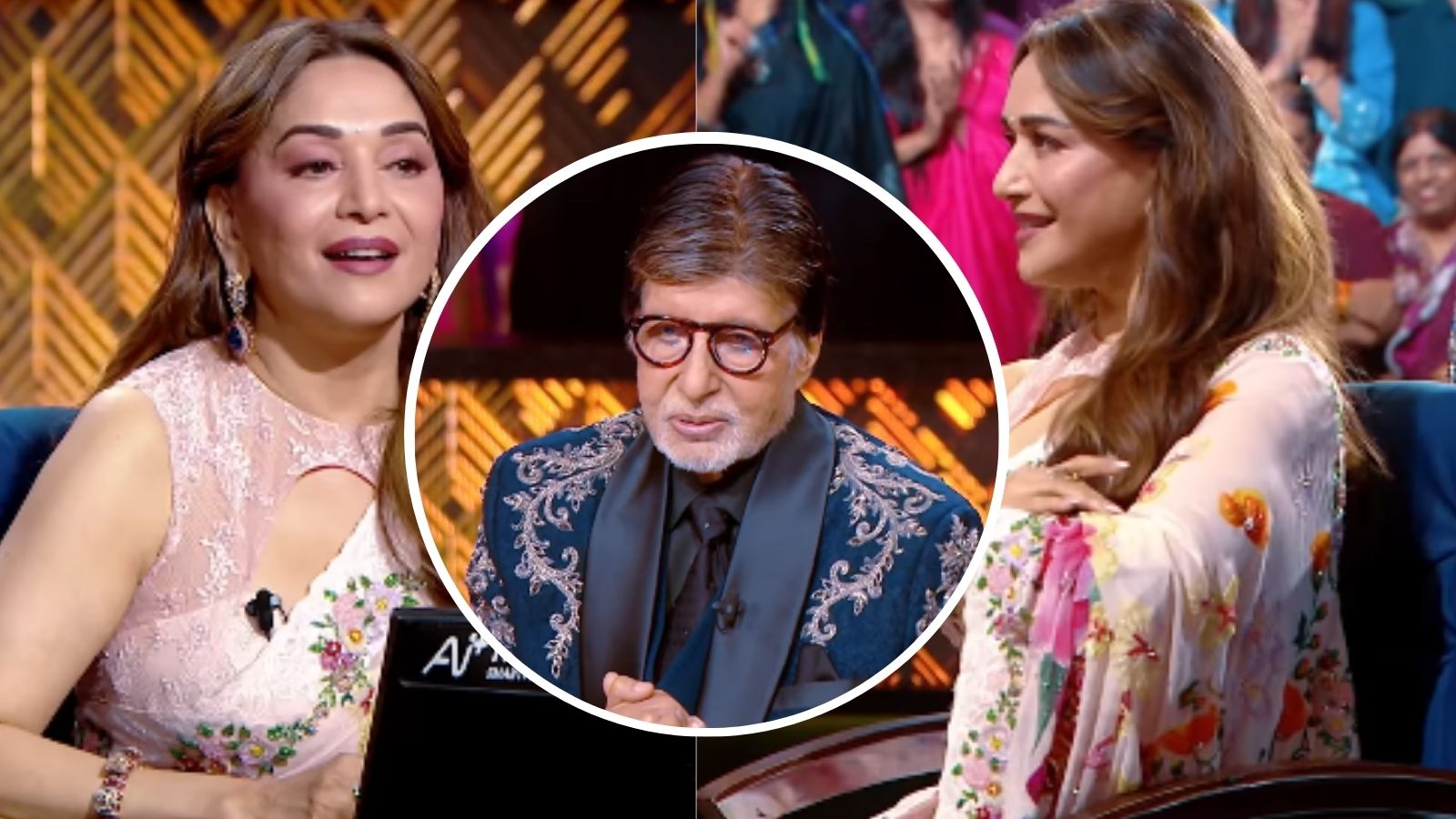KBC 18: Madhuri Dixit turns Paro again, recreates Kaahe Chhed Mohe moment for Amitabh Bachchan | Watch