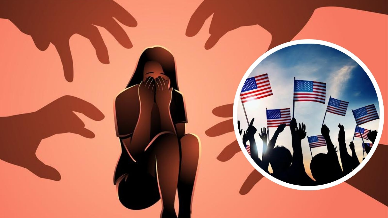 What is rotten in US society? Women raped inside; people outside cheered, shouted, 'When's my turn?' and 'Let me in'