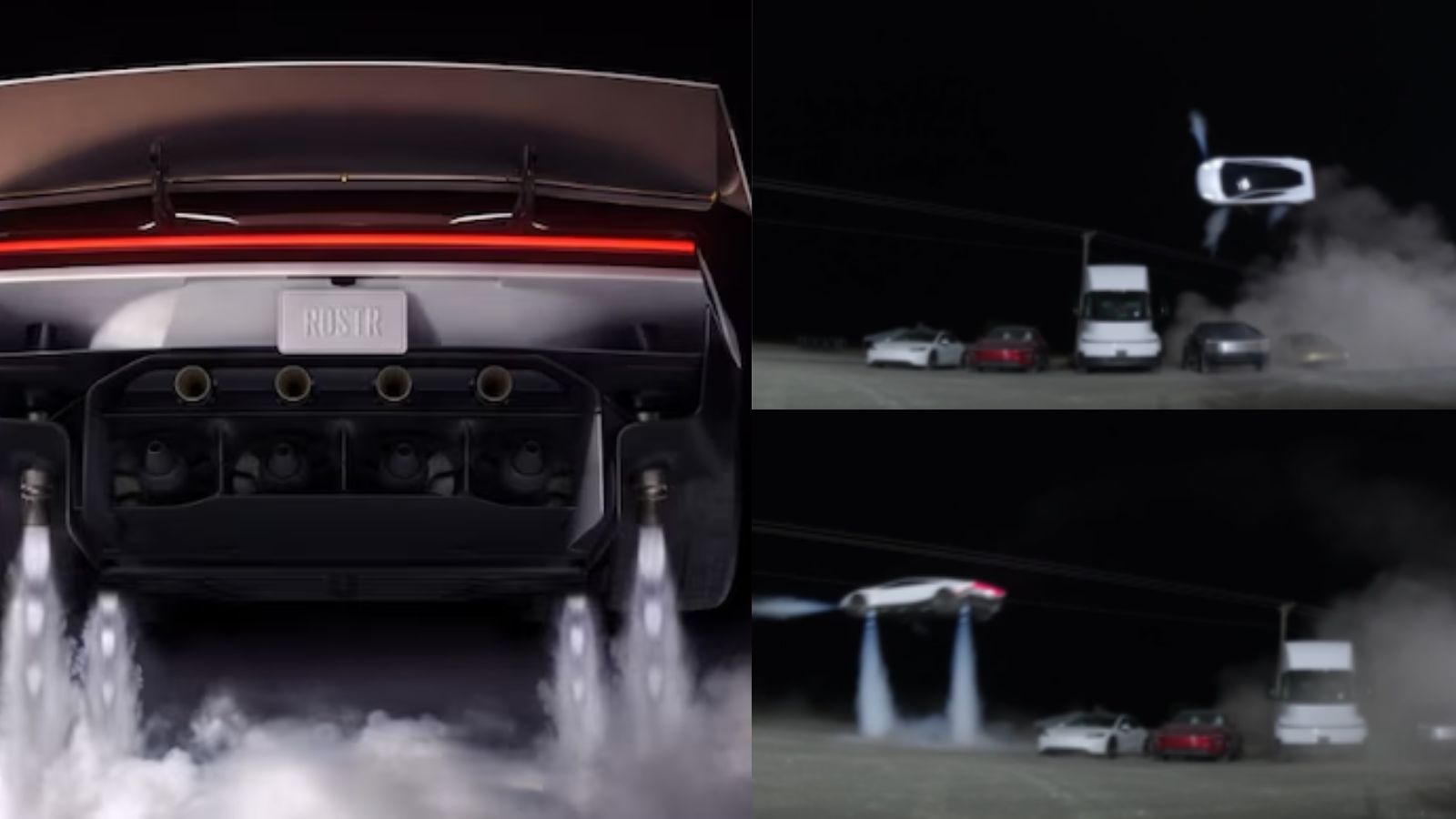 Flying Car! Watch video of Tesla's Roadster jump, flip and fly, when will Elon Musk bring it to India?