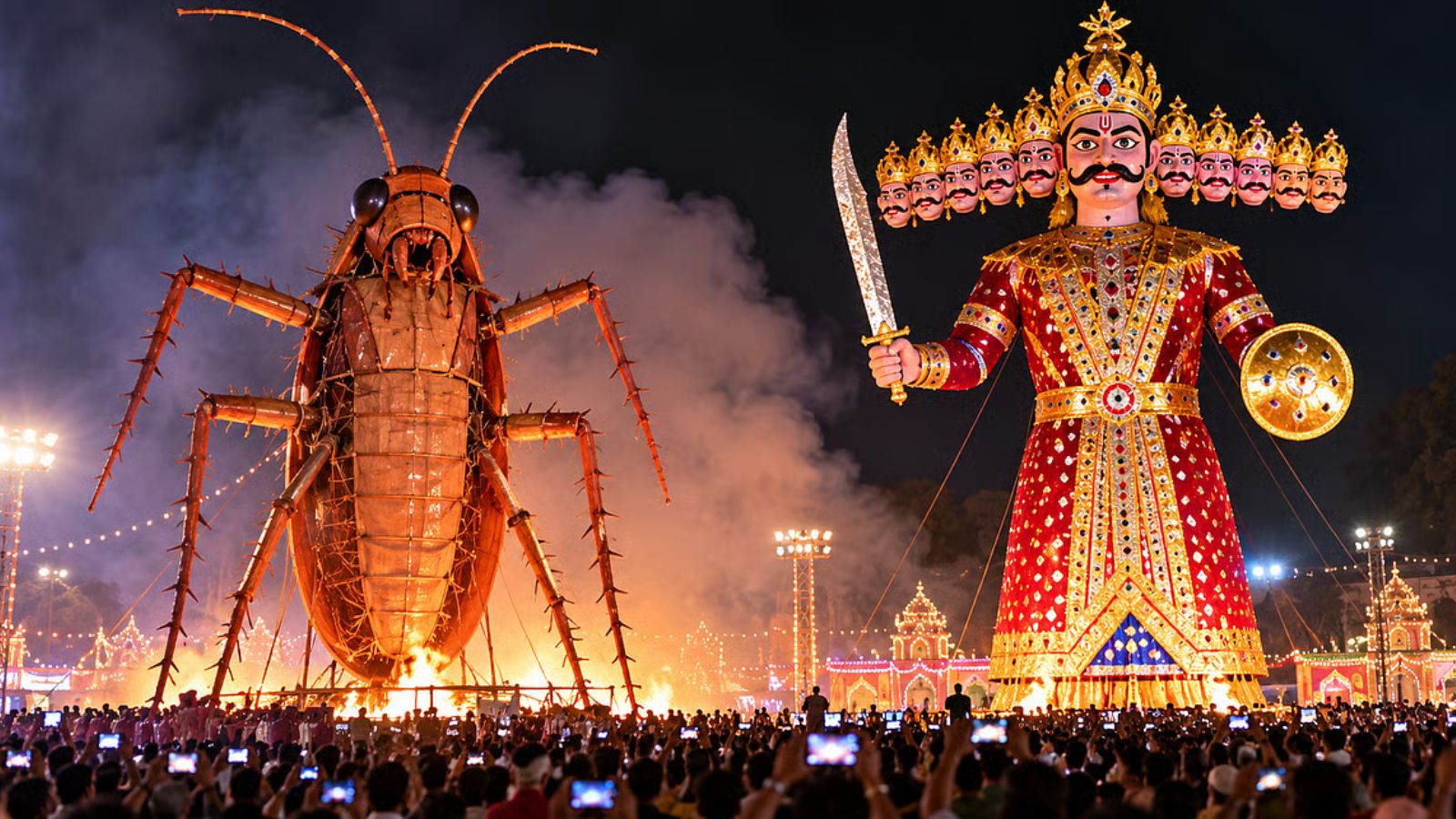 Cockroach's effigy to be burnt in Dussehra 2026, Delhi Ramlila Committee says, 'need to eliminate filth'