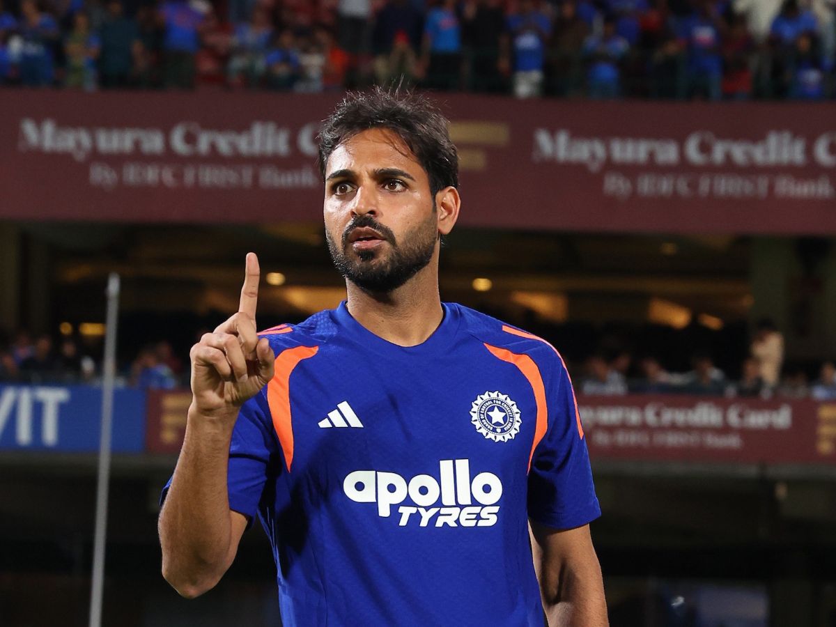 IND vs WI: Bhuvneshwar Kumar makes T20I comeback after 1,446 days as India bat first in series decider against West Indies