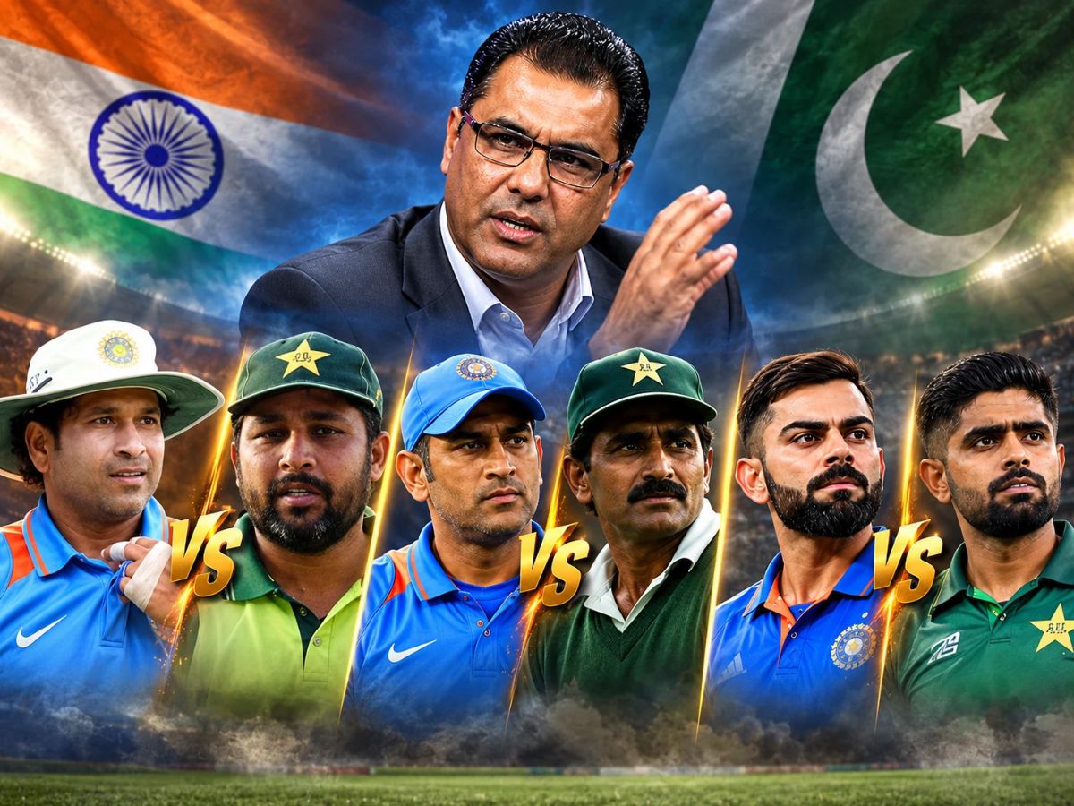 Sachin over Inzamam, Dhoni over Miandad, Kohli over Babar: Waqar Younis picks just one Pakistani in India-Pak dream XI