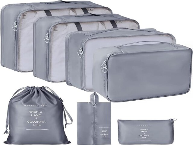 7 Set Travel Organizer Bag