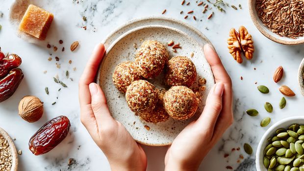 Gond and flax seed laddu is a winter superfood