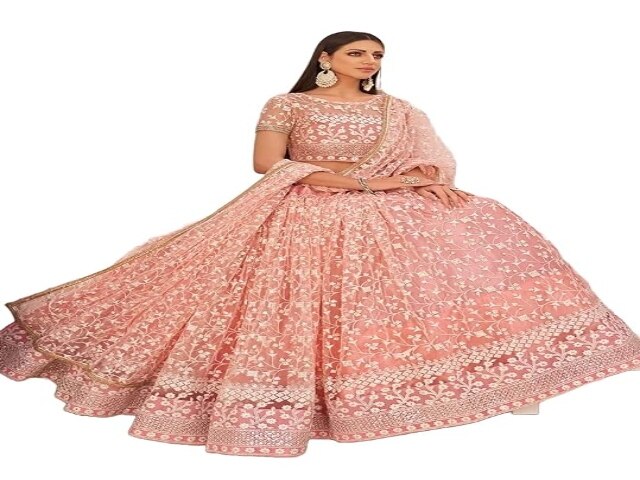 Drashti Villa Women's Super Net Lehenga Choli