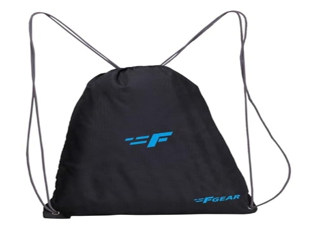 F Gear String 11 Ltrs Nylon Black Gym Bag