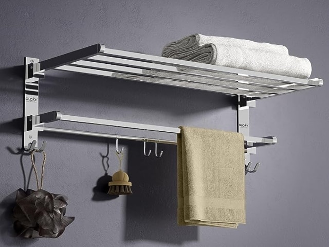 GLOXY Stainless Steel Towel Rack for Bathroom