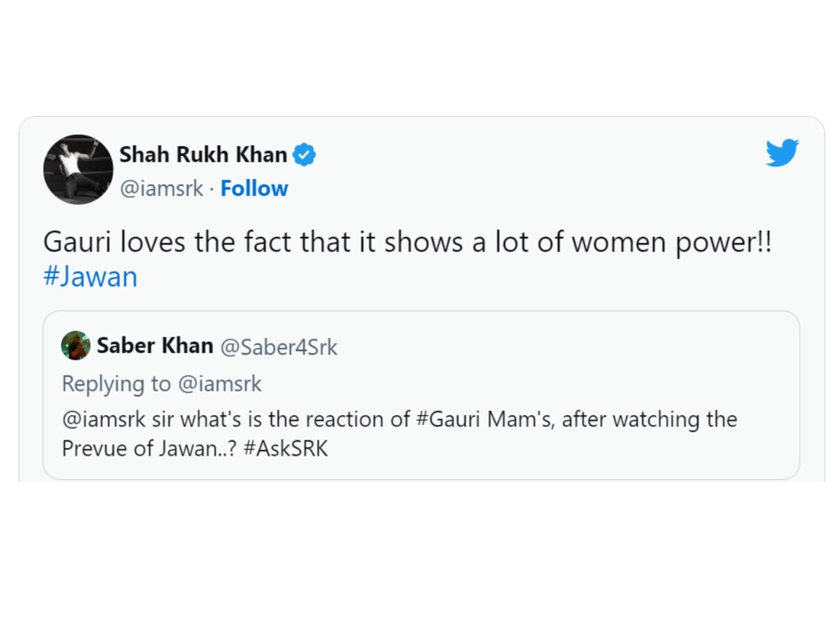 Gauri Khan Reaction On Shah Rukh Khan Film Jawan