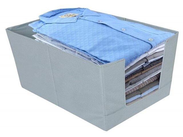 Kuber Industries Non-Woven Shirt Stacker