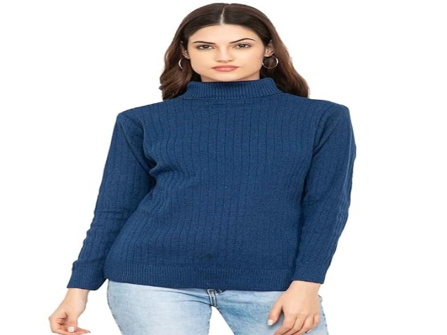 Kvetoo High Neck Sweater for Women