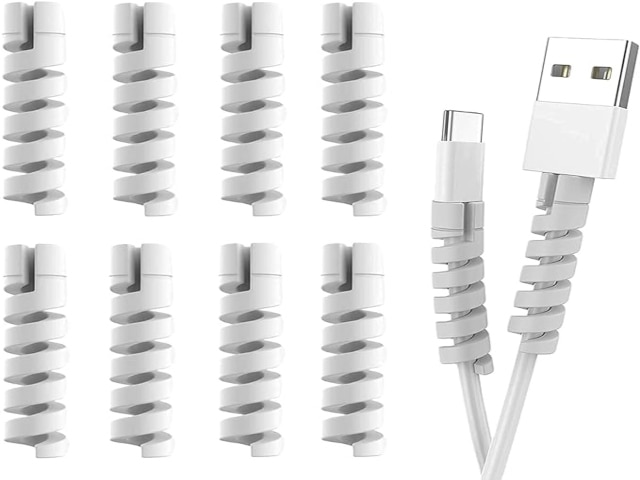 LAPSTER 12pcs Spiral Cable Protectors