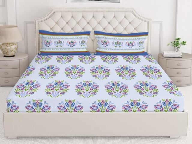 Layers Cotton Bedsheet for Double Bed