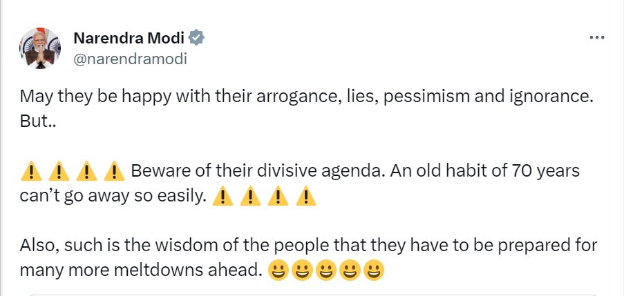 PM Modi Slams Congress