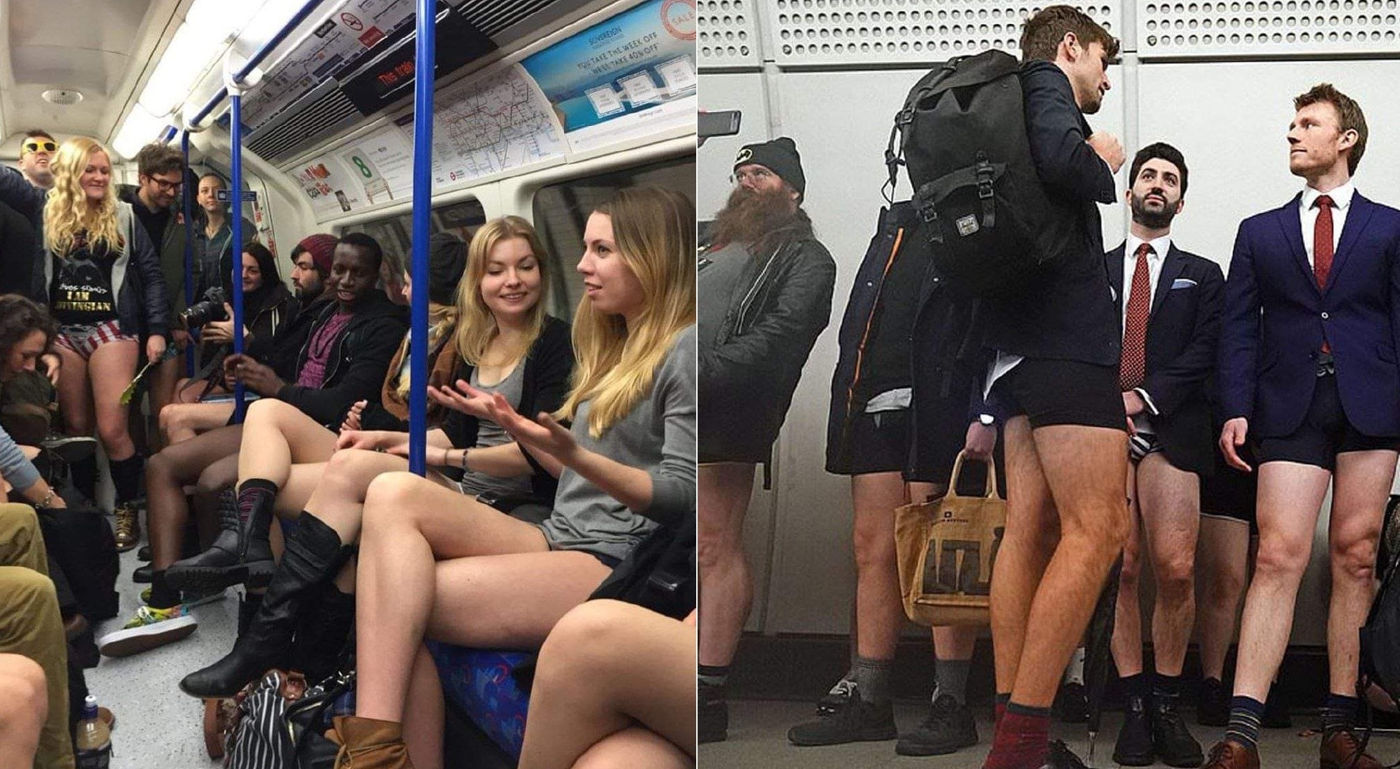 No Trousers Tube Ride