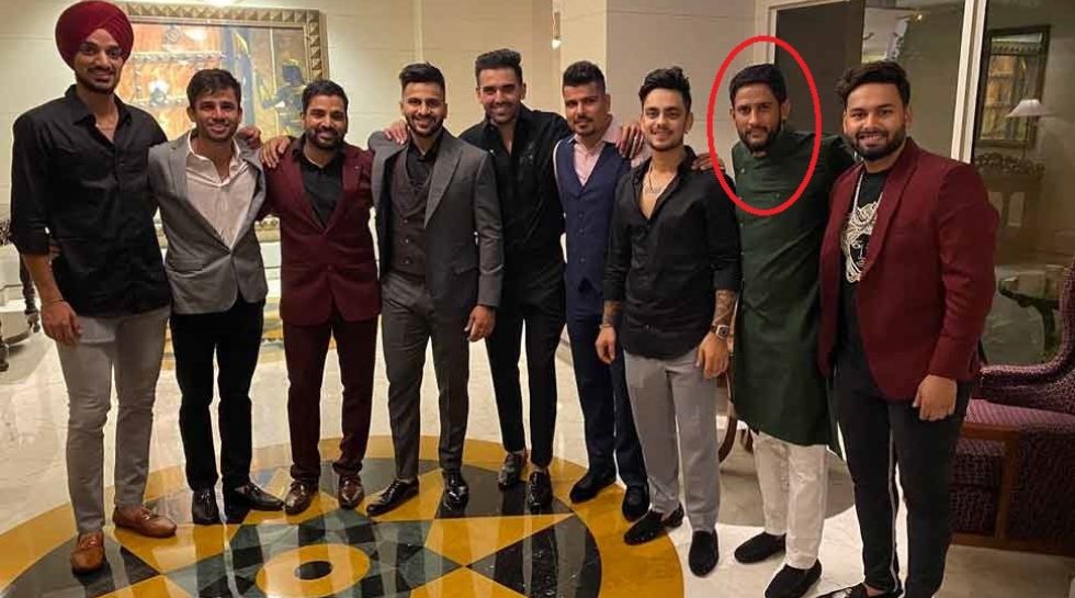 Pakistani cricketer in deepak chahar wedding