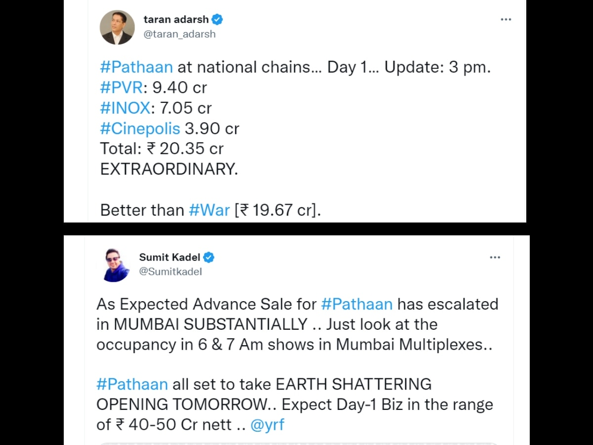 Pathaan Box Office Collection Day 1 Prediction