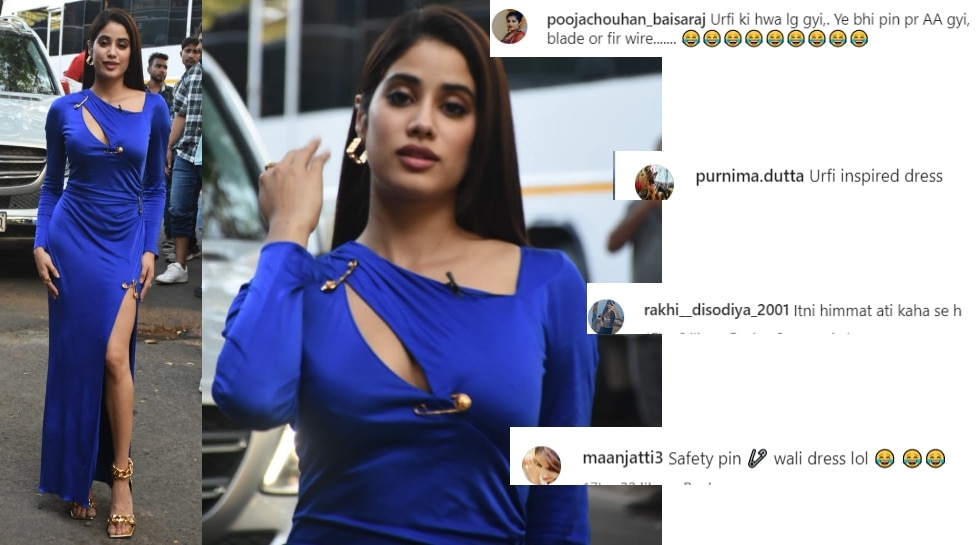 Rections over Janhvi Kapoor Dress