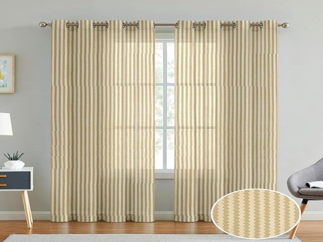 STYLOCASA Polyester Fancy Sheer Window Curtain