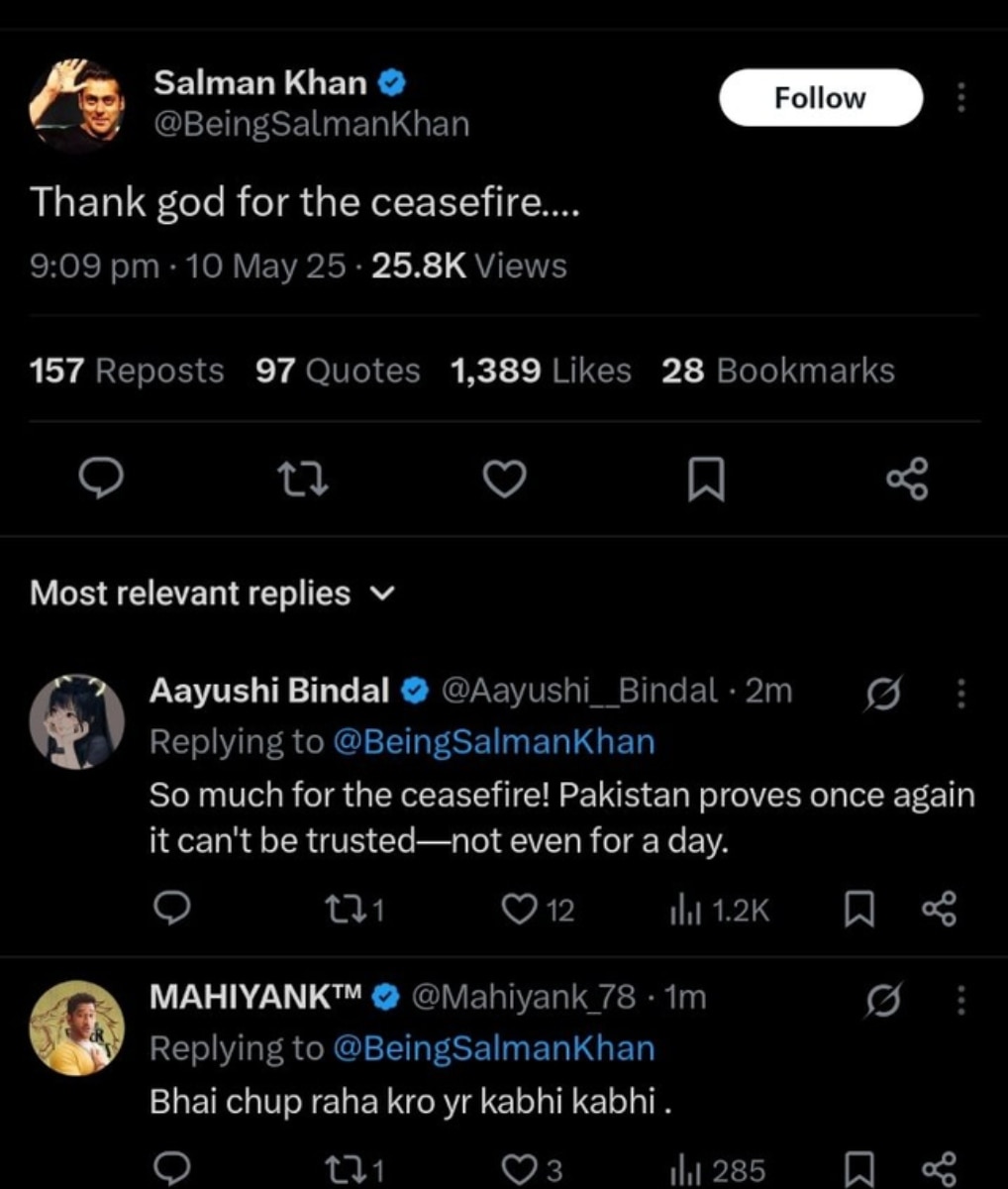 Salman Khan Tweet