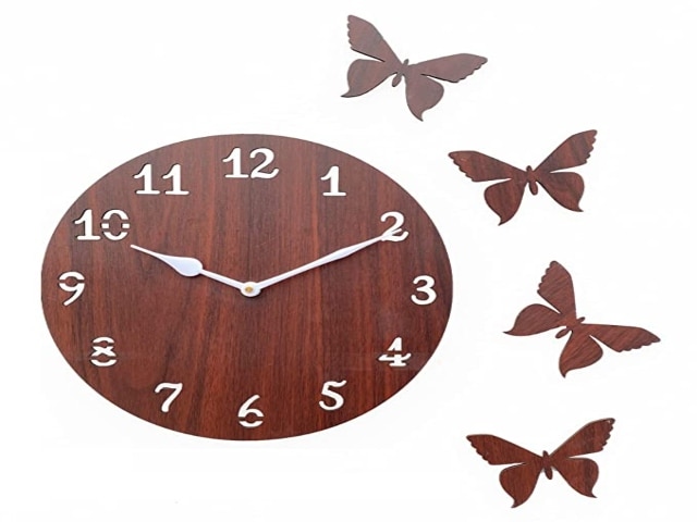 Sehaz Artworks Brown Wall Clock