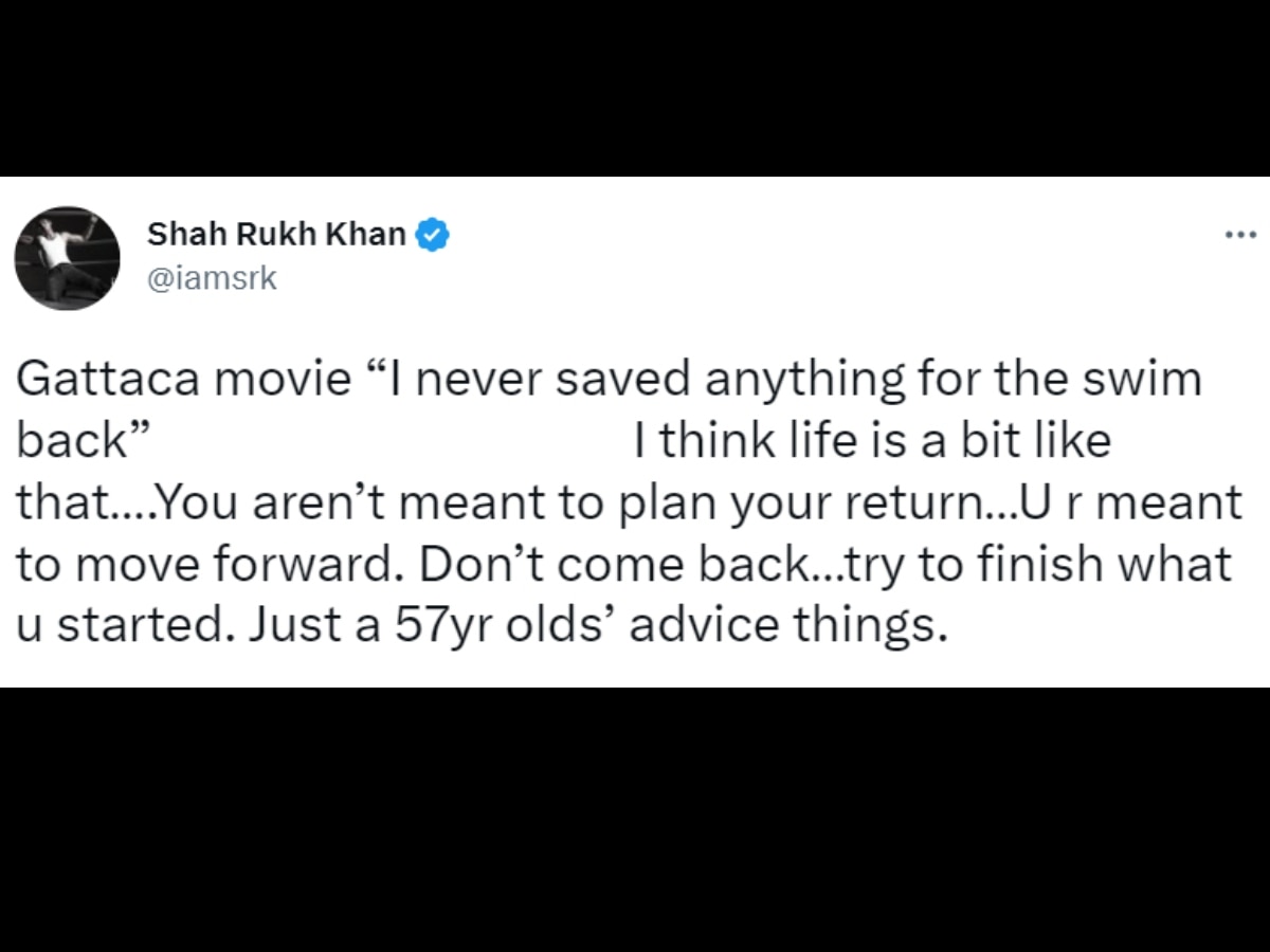 Shah Rukh Khan Emotional Twitter Post