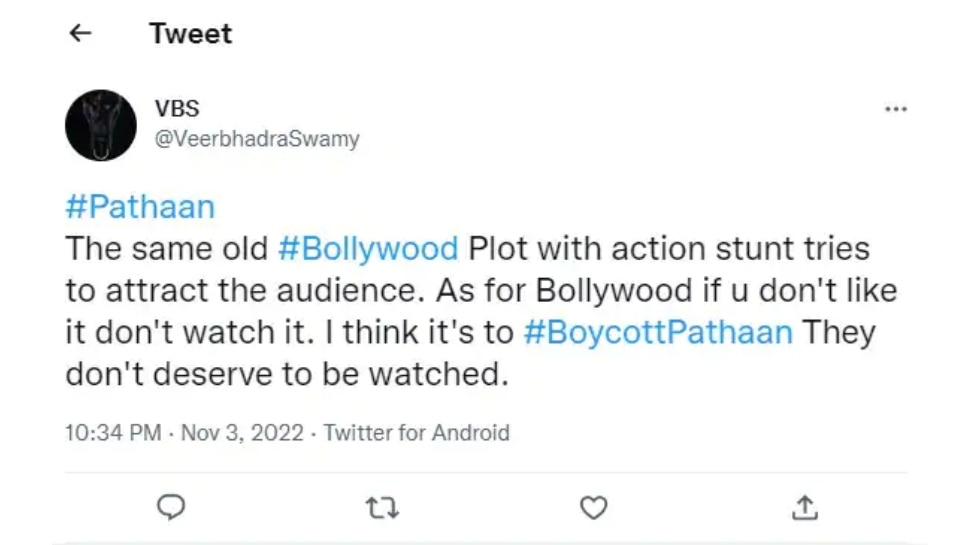 Shah Rukh Khan Film Pathaan Boycott