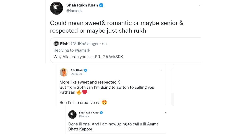 Shah Rukh Khan On Alia Bhatt