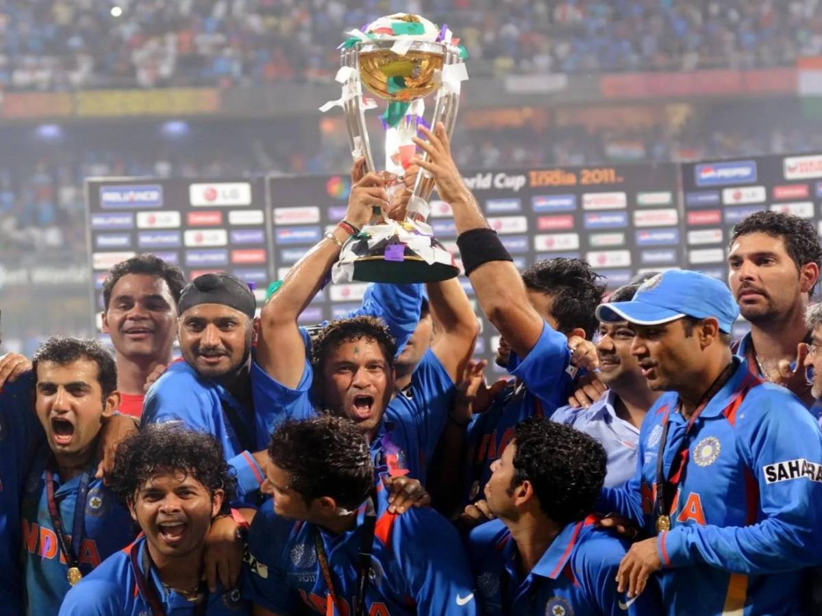 Team India in 2011 ICC World Cup