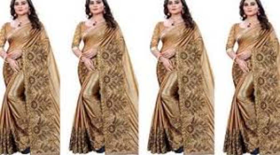 Brown Saree