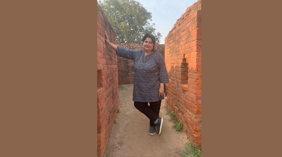 Geeta shree in Nalanda