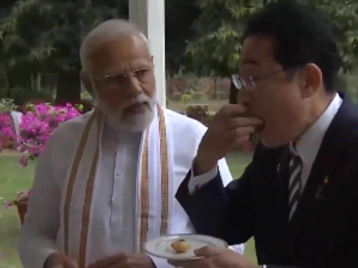 Pm Narendra Modi with Japan Prime Minister Fumio Kishida.