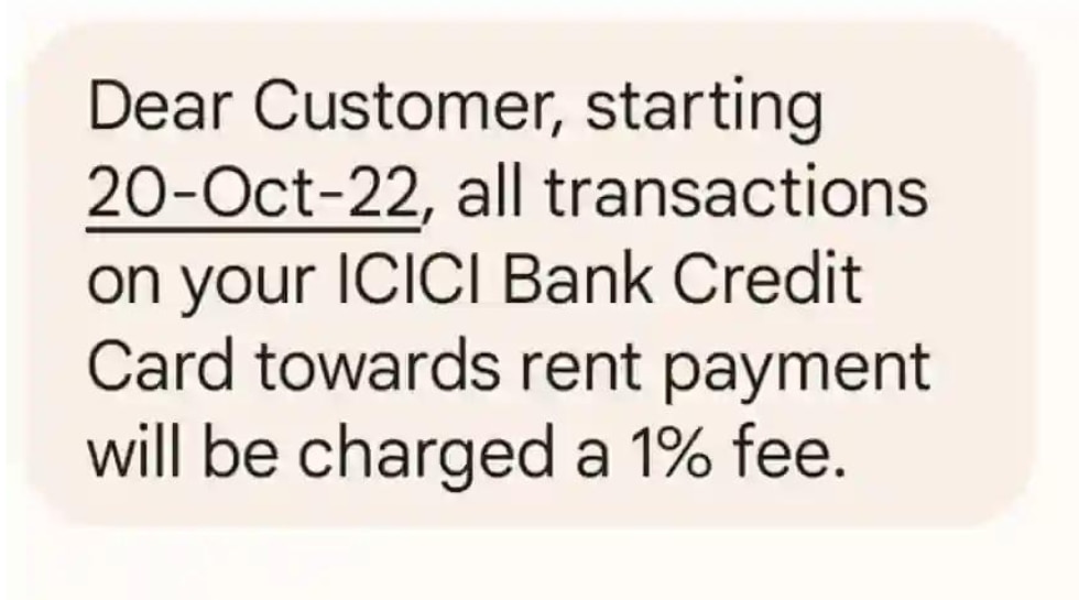 ICICI Credit Card Transaction