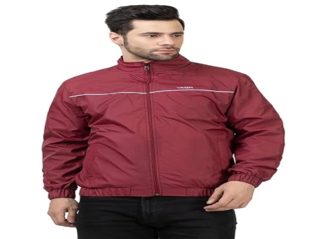 YAQR Men Windcheater Regular Fit Jacket